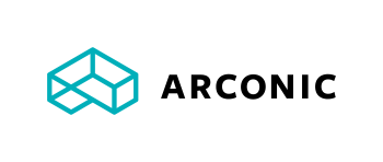 teal and black Arconic logo
