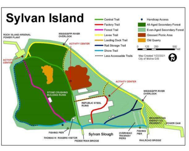Map of Sylvan Island 